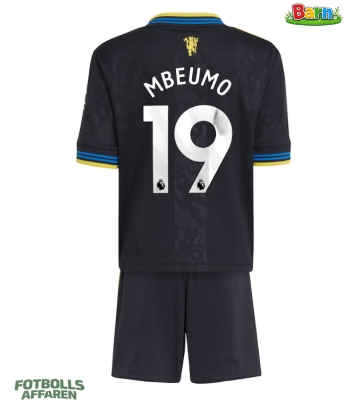 Manchester United Bryan Mbeumo #19 Tredjeställ Barn 2025-26 Kortärmad (+ Korta byxor)
